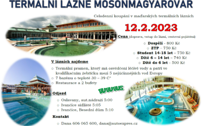 Termální lázně Mosonmagyarovár (12.02.2023)