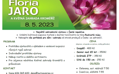 Floria Jaroa Květná zahrada Kroměříž (8.5.2023)