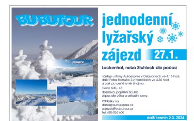Jednodenní lyžařský zájezd (27.1.2024 a 2.3.2024)