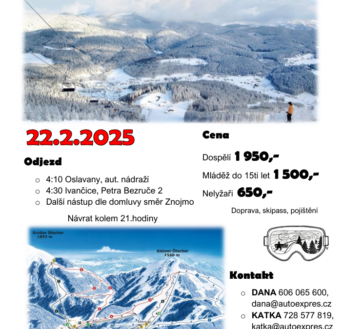 Lyžování Lackenhof (22.2.2025)