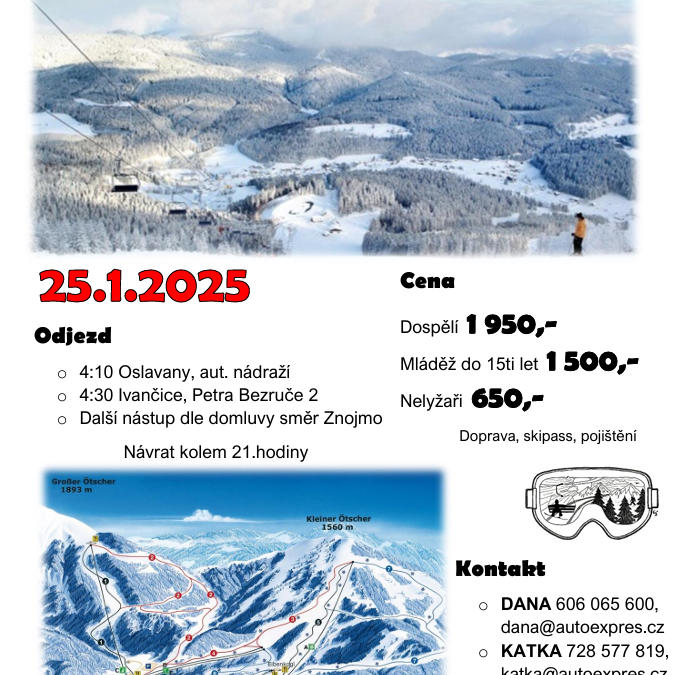 Lyžování Lackenhof (25.1.2025)