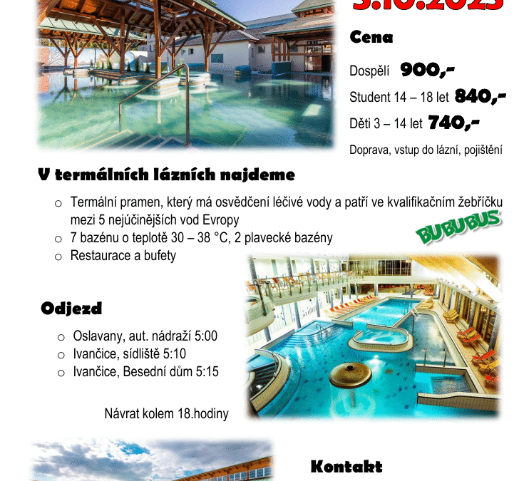 Termální lázně Mosonmagyarovár (5.10.2025)