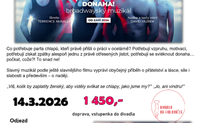 Jarní Praha s muzikálem DONAHA! (14.3.2026)